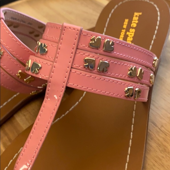 Kate Spade Carol Patent Leather Studded Sandal - Picture 3 of 7